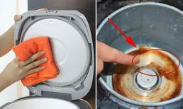 Nồi cơm điện lâu ngày không vệ sinh sẽ cực bẩn, áp dụng ngay cách này đảm bảo hiệu quả khiến bạn phải bất ngờ