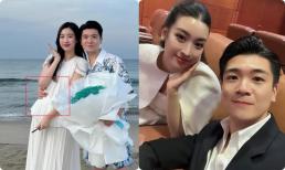 Hoa hậu Đỗ Mỹ Linh đăng ảnh thân thiết bên anh chồng, một chi tiết gây chú ý