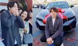 Quý tử nhà Bằng Kiều sửng sốt tột độ khi nhận món quà sinh nhật 'khủng' từ bố