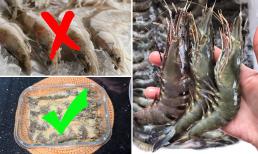 Tôm trực tiếp bỏ vào tủ đông để bảo quản là sai lầm, làm cách này trữ đông cả tháng tôm vẫn tươi ngon như vừa mới mua