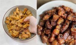 Cách làm món ba chỉ kho tiêu thơm nức, đậm đà, miếng thịt trong veo, ăn cực đưa cơm