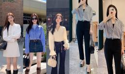 Khúc dạo đầu nhẹ nhàng cho cuối hè đầu thu: với sự biến hóa thanh lịch của áo sơ mi, bạn cũng có thể trở thành nữ thần street style 