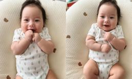 Siêu mẫu Hà Anh hạnh phúc khoe loạt khoảnh khắc siêu cưng của quý tử, tiết lộ điều đặc biệt của nhóc tì 3 tháng tuổi