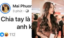 Mai Phương Thúy lại làm dân tình tò mò vì tuyên bố chia tay