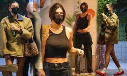 Hailey lần đầu xuất hiện sau khi sinh quý tử gần 1 tháng, đi chơi với bạn thân Kylie Jenner để chồng Justin Bieber ở nhà trông con