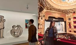 Diễm My 9x xinh đẹp bế bụng bầu vượt mặt đi nghỉ dưỡng cùng ông xã, netizen đồng loạt chúc mừng mẹ bầu lên chức