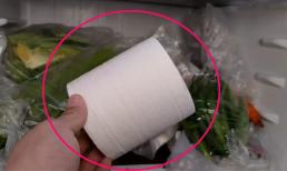 Đặt một cuộn giấy vào tủ lạnh! Kỳ lạ, cả năm sẽ không có mùi hôi 
