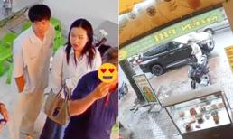 Công Phượng và vợ Viên Minh hiếm hoi lộ diện cùng nhau, lái xế hộp tiền tỉ đi ăn, nhan sắc nàng WAG lập tức gây sốt