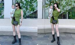 Phương Oanh cùng con trai khoe dáng chuẩn, Shark Bình phản ứng ngay và luôn