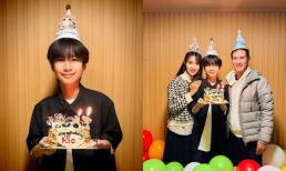 Lý Hải - Minh Hà mừng sinh nhật quý tử Rio tròn 13 tuổi, diện mạo ngày càng điển trai, chiều cao nay vượt trội gần bằng bố mẹ