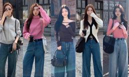 Hướng dẫn mặc quần ống rộng mùa thu: che da thịt khiến bạn trông thon gọn hơn, khoe vẻ đẹp hình thể