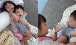 Đàm Thu Trang công khai khoảnh khắc ái nữ Suchin ra dáng chị ba mẫu mực, càng lớn càng chăm em cực khéo