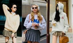 Mặc áo nỉ vào mùa thu đông, kết hợp thế nào để trông sành điệu? Chỉ cần đọc bài viết này!