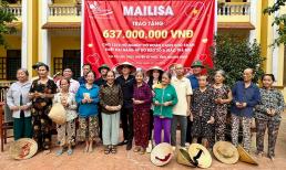 Nói là làm ngay và luôn: Doanh nhân Mailisa Hoàng Kim Khánh trao hơn 847 triệu đồng cho bà con và học sinh tại tỉnh Quảng Bình