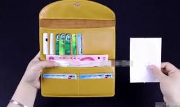 Dù bạn có bao nhiêu tiền trong ví, hãy nhớ bỏ một mảnh giấy vào đó! Hóa ra rất quan trọng mà không phải ai cũng biết