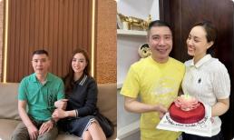 Vợ NSND Công Lý lên tiếng về tin đồn bầu bí