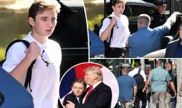 Bố vợ Trump cũng nổi tiếng, trong đêm chiến thắng bầu cử ông đứng cạnh cháu trai Barron, ông chỉ hơn con rể 2 tuổi