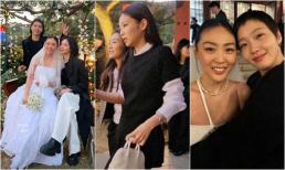 Song Hye Kyo và Jennie (BLACKPINK) cùng xuất hiện tại đám cưới, chiếc túi đắt đỏ của nữ diễn viên ngay lập tức thu hút sự chú ý