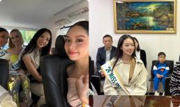 Hoa hậu Thanh Thuỷ và các Á hậu Miss International 2024 cùng xuất hiện, nhan sắc thế nào?