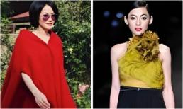 Trương Bá Chi 42 tuổi và Vương Phi 53 tuổi cùng trình diễn trên sàn catwalk: Một người giống siêu mẫu, một người như đạo cô