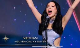 Kỳ Duyên tự hào hô vang hai tiếng Việt Nam tại chung kết Miss Universe 2024