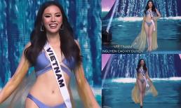 Kỳ Duyên 'lột xác' ấn tượng trong phần thi áo tắm tại chung kết Miss Universe