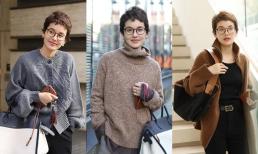 Sau khi bắt đầu mùa đông, một bộ trang phục phổ biến khác có tên là 'phong cách hàng ngày + bốt mùa đông', vừa thời trang vừa siêu mỏng!