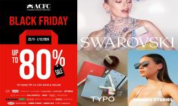 ACFC “Khai tiệc” SALE BLACK FRIDAY,  “Chiêu đãi” DEAL hời tốt nhất năm từ các thương hiệu thời trang quốc tế TOMMY HILFIGER, CALVIN KLEIN, LEVI’S và SWAROVSKI