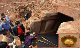 Một nhóm công nhân phát hiện hang động lớn, dùng máy xúc đào suốt 5 ngày đêm, kho báu 10 nghìn tỷ lần đầu được tìm thấy