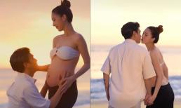 Hồ Quang Hiếu công khai khoảnh khắc ngọt ngào bên bà xã, visual Tuệ Như giữa thai kỳ gây chú ý 