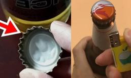 Mẹo nhỏ từ nắp chai bia: Các cô gái có thể mở dễ dàng mà không cần dụng cụ