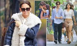 Katie Holmes buồn bã đi trên phố giữa lúc con gái Suri Cruise chia tay bạn trai Toby Cohen