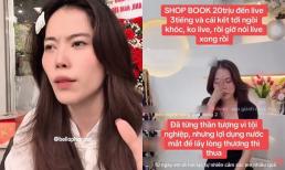 Bị chủ shop tố ngồi khóc suốt 3 tiếng livestream khi bán hàng, Nam Em lên tiếng phản bác