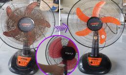 Mẹo vệ sinh quạt điện trong 5 phút không cần tháo khung hay rửa nước sạch bong như mới