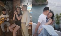 Phương Oanh khoe chân dài miên man, tình hết nấc bên Shark Bình