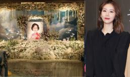 Hình ảnh tang lễ của Quỳnh Dao bị lộ, Triệu Vy lặng lẽ gửi hoa chia buồn, Lâm Tâm Như xuất hiện chớp nhoáng 