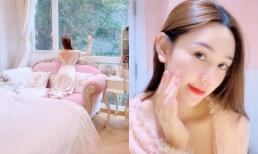 Quỳnh Kool khoe tổ ấm toàn góc sống ảo xịn sò, phòng ngủ tone hồng chuẩn tiểu thư và ngập tràn đồ hiệu