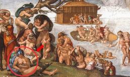 Bức tranh 'trần trụi' 500 tuổi được phóng to, người xem 'tá hỏa' khi nhìn kỹ vòng một của người phụ nữ