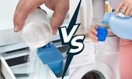 Nên dùng bột giặt hay nước giặt để giặt quần áo? Loại nào giúp quần áo sạch hơn?