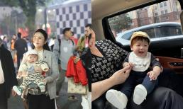 Chu Thanh Huyền đưa quý tử đến ủng hộ Quang Hải thi đấu, nhóc tỳ chiếm trọn spotlight 