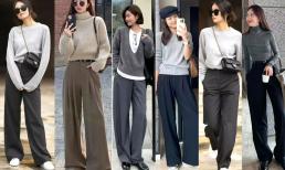 Diện áo len với' '4 chiếc quần' này để giúp bạn đón mùa đông dễ dàng, mà vẫn vừa đẹp vừa thời trang