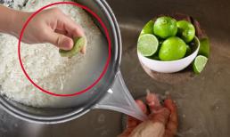  Vắt chanh vào nồi cơm trước khi nấu: Mẹo nhỏ đơn giản mà hiệu quả bất ngờ, ai cũng 'ồ' lên vì thích thú