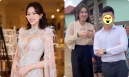 Hoa hậu Đỗ Thị Hà gián tiếp xác nhận chuyện yêu thiếu gia và ngày cưới