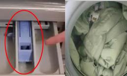 10 năm dùng máy giặt mà không biết “chiếc hộp nhỏ” này giúp quần áo sạch bong và ngăn bọt dư thừa