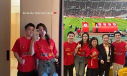 Đỗ Mỹ Linh cùng ông xã xuất hiện trên đất Thái Lan, khung ảnh chung với bố mẹ chồng gây chú ý 