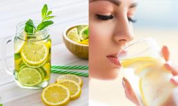 Nên uống nước chanh vào sáng sớm hay buổi tối để trẻ ra cả chục tuổi?