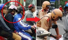 Mức phạt cao nhất đối với xe máy chở 3 người theo quy định mới là bao nhiêu?