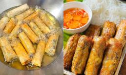 Làm nem rán dự trữ cho Tết, làm sao để không bị chua thiu, lấy từ ngăn đá ra chiên vẫn giòn tan?