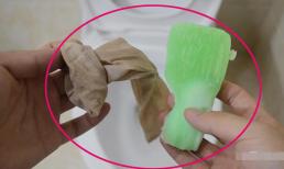 Dạy bạn mẹo dùng tất cũ giữ toilet sạch và thơm suốt một năm, vừa tiết kiệm lại vừa thiết thực