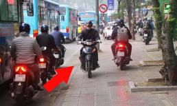 Trường hợp duy nhất đi xe máy lên vỉa hè vẫn không bị phạt từ 4-6 triệu đồng như quy định mới, biết kẻo mất tiền oan